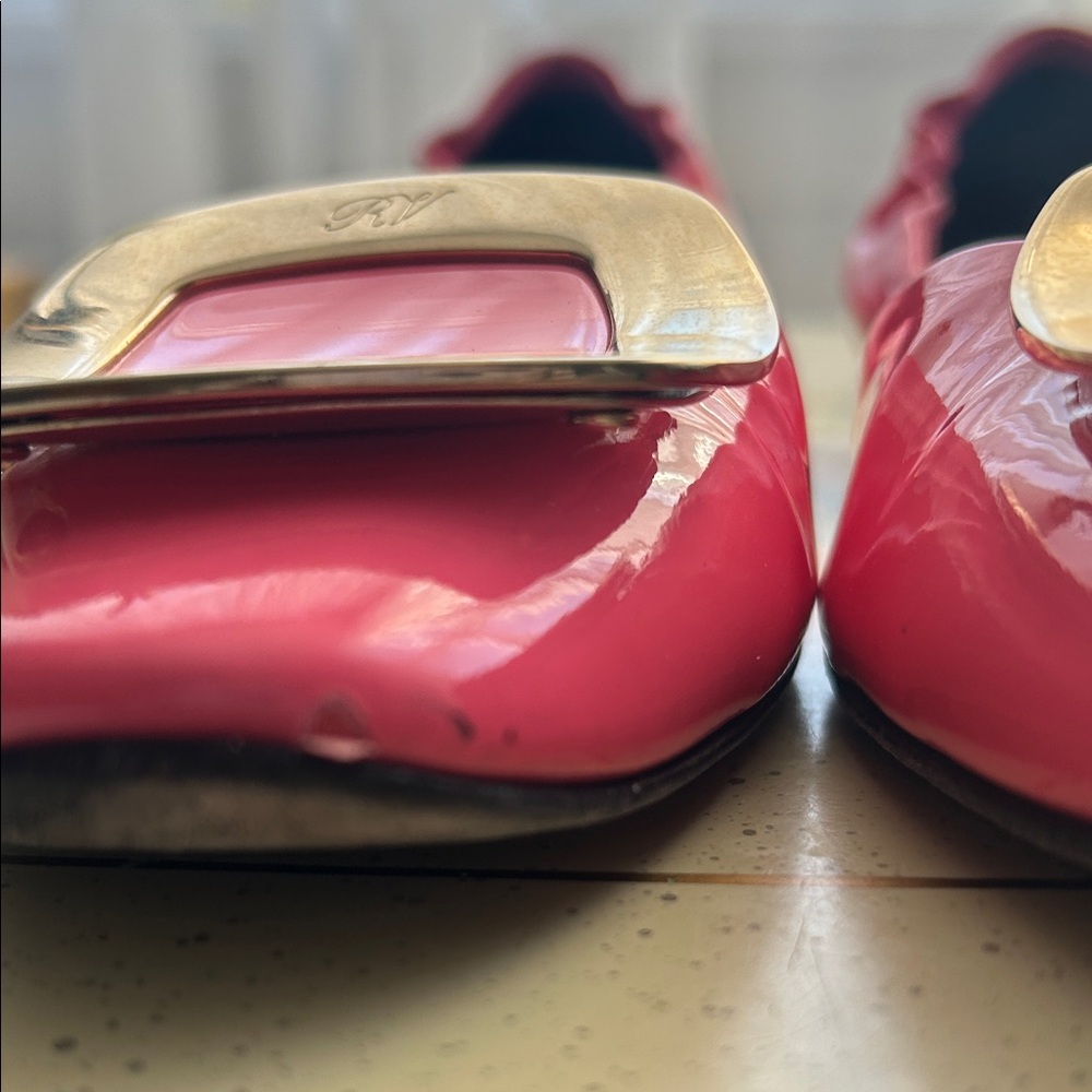 Roger Vivier Fuchsia Flats with Gold  Buckle 💖
FIRM Price - Picture 5 of 5